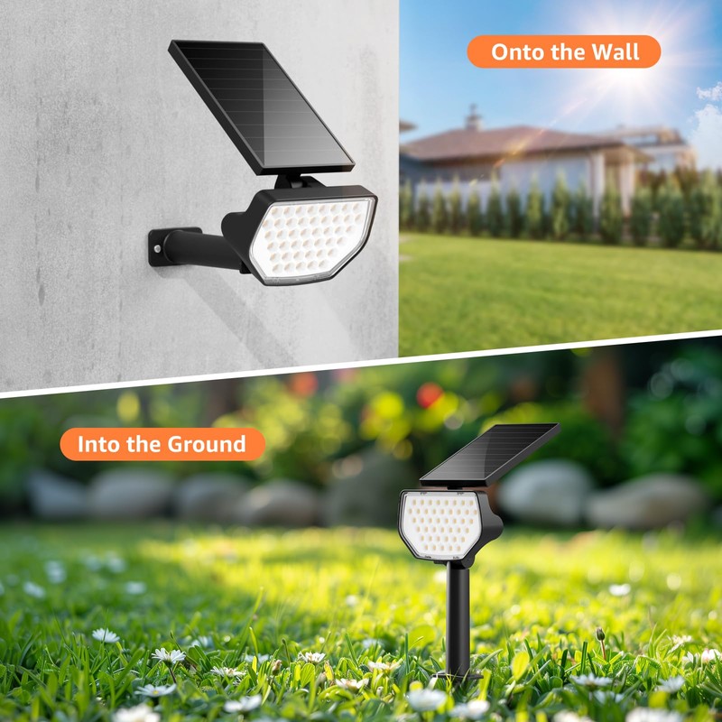 Lepro Solar Landscape Lighting for Outside Ip65, Outdoor Solar Landscape