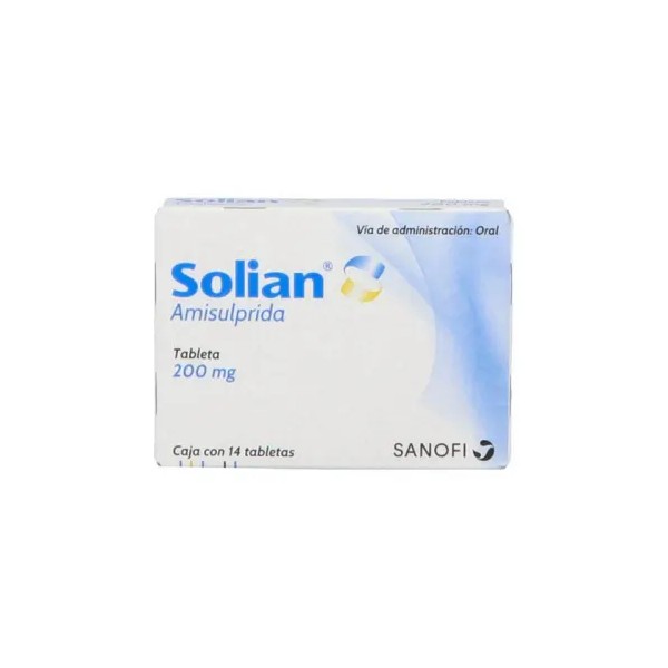 Solian 200 Mg Con 14 Tabletas