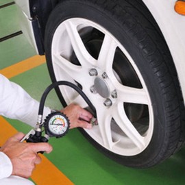 Oikabio Car Tire Pressure Gauge 220PSI Tire Inflator with Pressure Gauge, Air Compressor for Bicycles