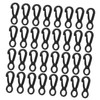 GRIRIW 50pcs Plastic Hooks: Mini 8 Shaped for Outdoor Camping