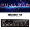 USB Live Sound Card Digital Mixing Live Computer Recording USB