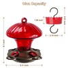 Hummingbird Feeder, Auslar 15 Ounces Glass Hummingbird Feeders for Outdoors