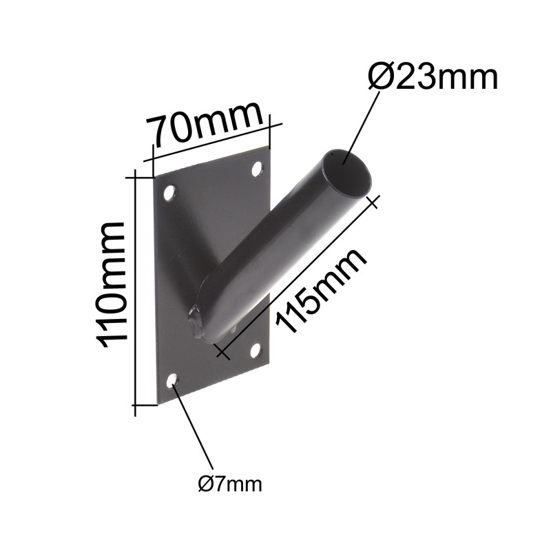 Aqbau Flag Holder Single Flag Pole Holder Flag Wall Holder