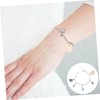 SAFIGLE 2pcs Summer Bracelet Decorative Bangle Beach Shell Bracelet Woman