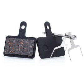 Bicycle Disc Brake Pads, Semi-Metallic, Black (2 pairs)