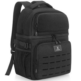 Insulated Double Deck Cooler Backpack for Men Women, 36 Cans Large Leakproof Cooler Bag for Camping, Hiking, Picnic, Fishing, Beach, Travel