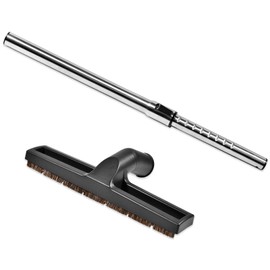 Eagles Hardwood Floor Brush with 1-1/4" Stainless Steel Vacuum Extension Wands Remplacement 32mm Universal Vacuum Cleaners Accessories Attachment Length 31"