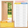 CHIYUNS White Reversible Left Right Side Opening Screen Door, Mesh