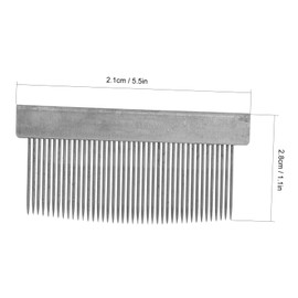 Kisangel 2Pcs Combs for Violin Bow Hair Grooming Tool Bow Hair Combing Tools for Violin and Erhu Bow Making Horse Hair Detangler for Music Enthusiasts