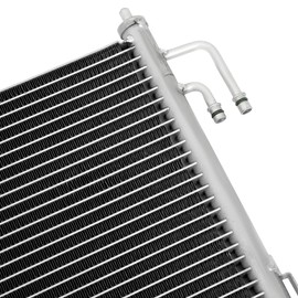 AZHZ 2578 Radiator and 3248 Condenser Aluminum Core Cooling Radiator for Nissan Murano 2003-2007