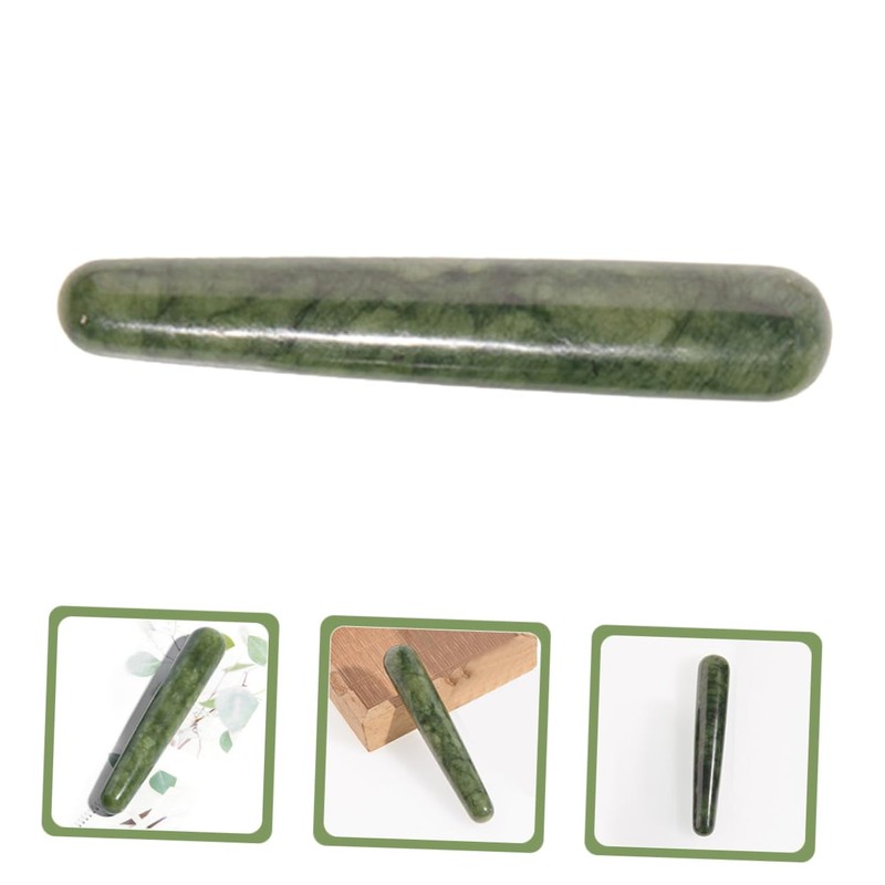 OHPHCALL Jade Acupressure Pen Natural Jade Massage Tool for Acupuncture