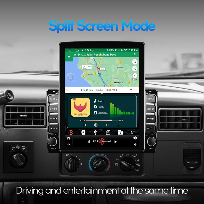 WENMENGDE 9.7inch 2+32GB IPS Vertical Screen Android Car Radio Audio