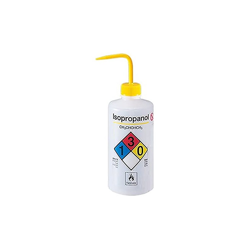 Chemicals Identification Safety Wash Bottle Isopropyl Alcohol/4 – 3039 – 04 