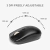 Wireless Keyboard and Mouse Combo, Reccazr 2.4G Full-Sized Keyboard and