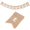 G2PLUS THANK YOU Burlap Bunting Bunting - 3 M Rustic