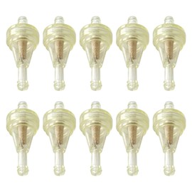 Premium 1/4 inch Inline Gas Fuel Filter Replacement 10PCs Fit for BRIGGS and STRATTON # S 694485