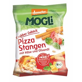 MOGLi Organic Demeter Pizza Sticks, Pack of 12 (12 x 75 g)