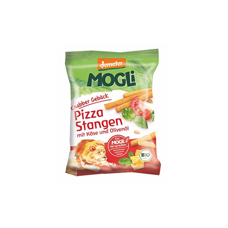 MOGLi Organic Demeter Pizza Sticks, Pack of 12 (12 x