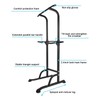 WKKEOM Power Tower Pull Up Dip Station Assistive Trainer Height