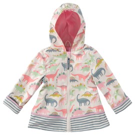 Stephen Joseph Kids Raincoat, Pink Dino, 4/5 (SJ8601)