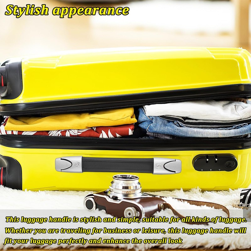 Begpoee Pack of 2 Replacement Suitcase Handles, Luggage Handle Replacement,