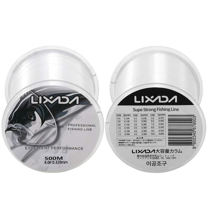 500m 0.8-8.0 Nylon Fishing Line Durable Monofilament Sea Fishing Line