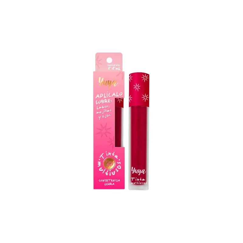 Tinta Multiusos Con Extracto De Aloe Vera Fucsia 5.5ml Yuya