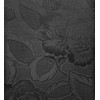 Diana Cowpe 160X220cm OVAL DAMASK ROSE JACQUARD BLACK TABLECLOTH