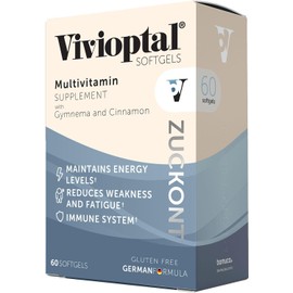 Vivioptal with Gymnema and Cinnamon, Multivitamin Supplement, 60 Softgels