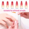 Mudder 4 Pack Glass Nail File Shiner Files Kit Crystal