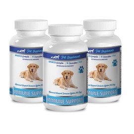 PET SUPPLEMENTS Immune System Support for Dogs - Dogs Immune Support - Advanced CHEWABLE Treats - Premium - Heart Support for Dogs - 3 Bottles (270 Chews)