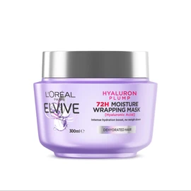 L'Oreal Paris, Hair Mask, Moisturising & Plumping, Elvive Hyaluron Plump Moisture Mask, 300ml