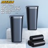 Zukida 2 in 1 Mini Car Trash Can Car Trash
