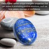Lapis Lazuli Crystal Palm Stone Natural Healing Stone for Chakra