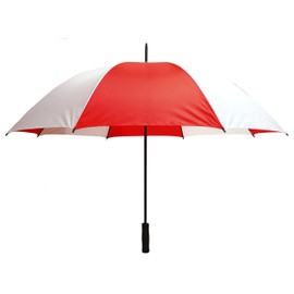 Rainbrella Golf Umbrella, 60", Red/White