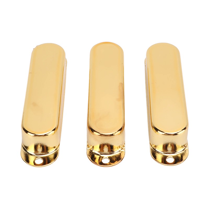 3Pcs Electric Guitar Single Coil Pickup Cover Copper Instrument Accessory