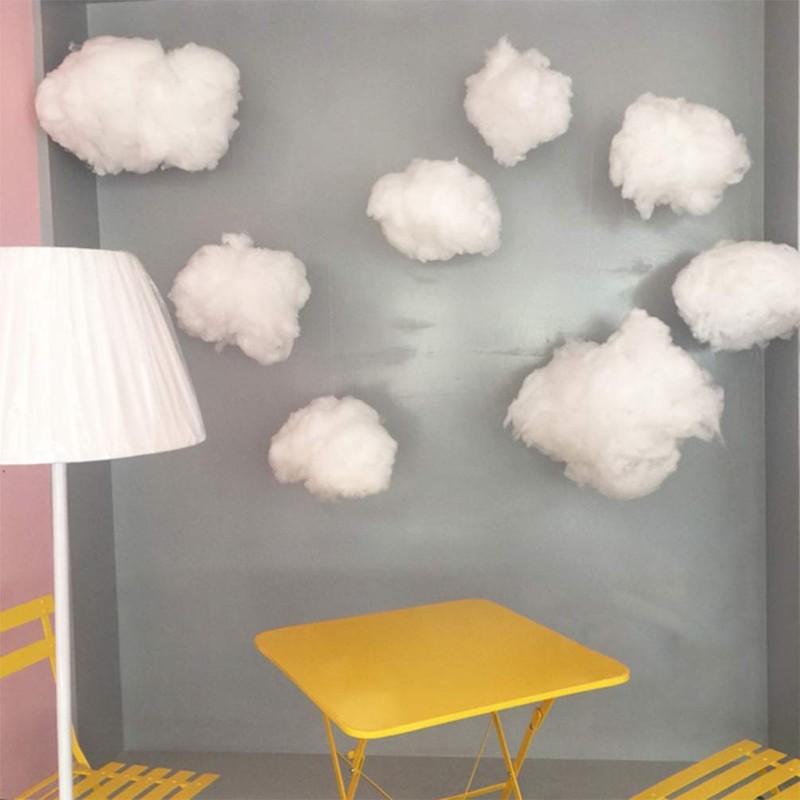 Toddmomy 1Pcs Artificial Cloud Props Artificial Cloud Cotton Hanging Cloud