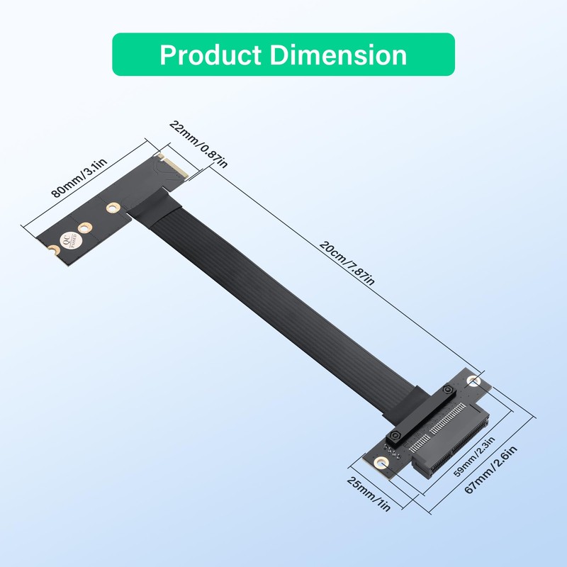 SinLoon M.2 M-Key PCI-E4.0 2280 NGFF to PCIe X4 Extender