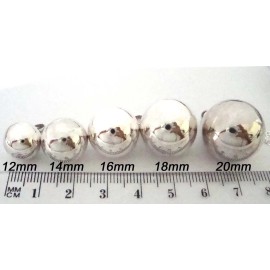 Unbranded 20mm 925 Sterling Silver Bola Harmony Ball Bell Charm Mexican Bola Pendant