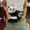 Sitting Panda Plush Soft Toy by Hansa.25cm. 4184