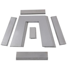 CROSSDESIGN Weld on Lowering Truck Under Bed Frame 10" Tall Step C Notch Kit 2" Wide