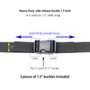 BOSWOAK Side Release Buckles,Heavy Duty Dual Adjustable Plastic Buckle Snaps
