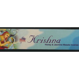 Sarathi Krishna Honey & Jasmine Masala Incense, 15 Stick Box