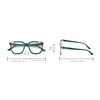 CHARRO Lesebrille Original 2 Grün +2,00