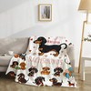 Dachshund Blanket Gifts, Dachshund Blanket for Women, Dachshund Lovers Gifts,