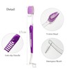 HRASY 5 Pcs Orthodontic Toothbrush Double-Ended Brush for Brace and
