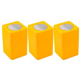 3pcs Blade Dispenser Case Disposable Razors Blade Box Sharps and Needle Container for Used Waste Blades Broken Cutter Device Yellow, 6.80X4.30X4.30CM, Z0800O44IWAQ19BB