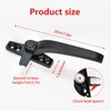 Kioiner 2 Pcs Casement Window Locking Handles, Aluminium Alloy Rotating