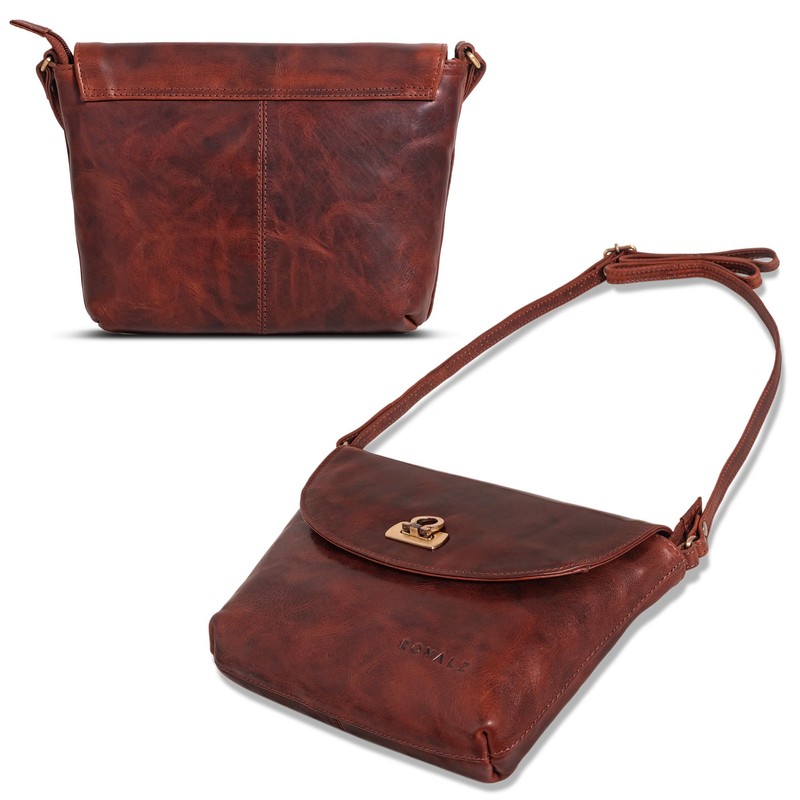 ROYALZ Tulsa Women's Handbag Small Leather Vintage Look Leather Shoulder