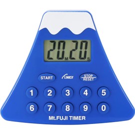 LINKSY LT223MA Easy to Operate 10KEY Mt. Fuji Timer, Souvenir, 2.8 x 3.2 x 0.5 inches (7 x 8.2 x 1.2 cm), Blue